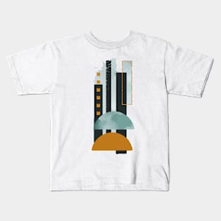 Abstract unique art design geometric Kids T-Shirt